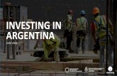 INVESTING IN ARGENTINA · INTERNATIONAL TOURISM ARRIVALS Total expenditure (USD): 11 Bn Source: Ministry of Tourism and Sport/ INDEC UNWTO & Central Bank. Argentina 7.4 Brazil 6.4