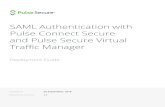 SAML Authentication with Pulse Connect Secure and Pulse ...€¦ · SAML Authentication with Pulse Connect Secure and Pulse 2 Secure Virtual Traffic Manager FIGURE 1 The SAML message