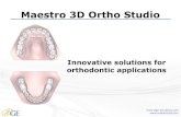Maestro 3D Ortho Studio - Great Lakes Dental Tech · Maestro 3D Ortho Studio Main features Analysis and measures Virtual bases: Parallel, ABO, Ricketts, Tweed Virtual Setup Creation