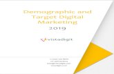 Demographic and Target Digital Marketing 2019 · We are specialized in various digital services such as Website Design and Development, Data Management and Analytics, Digital Marketing