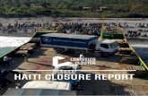 HAITI CLOSURE REPORT - Logistics ClusterRoad Transport 002 Government Liaison Information Management 004 Air Transport 006 Storage. 001 On 4 October 2016, Hurricane Matthew made landfall