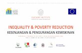 INEQUALITY & POVERTY REDUCTION...“1.4.1 Proportion of population living in households with access to basic services.” “1.4.2 Proportion of total adult population with secure