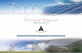 CERC Annual Report 16-17 · ANNUAL REPORT 2016-17 Central Electricity Regulatory Commission (CERC) 3rd & 4th Floor, Chanderlok Building, 36, Janpath, New Delhi - I10 001 Phone : +91
