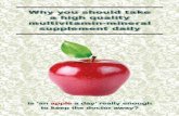 Why you should take a high quality multivitamin-mineral ...ww1.prweb.com/prfiles/2014/11/22/12347997/Why-you... · 11/22/2014  · Dieting to lose weight can create serious nutrient
