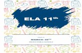 ELA 11th - Wichita USD 259 · 2020-03-26 · living in caves and shallow pits, and began building homes. They moved from a strictly hunter-gatherer culture to one increasingly dependent