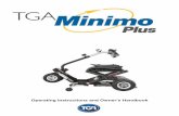 Operating Instructions and Owner’s Handbook · 3 1. Introduction The TGA Minimo Plus – Your New TGA Minimo Plus is a revelation in compact scooter design. It features one of the