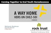 Coming Together to End Youth Homelessness · youth homelessness strategies •Supporting adaptation of effective models of youth homelessness prevention •Putting Youth Homelessness