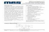 MP62550/MP62551 Precision 60mA-1.7A Programmable Current ... · provides up to 1.5A continuous output current. It offers programmable current limit between 60mA and 1.7A (typ) with