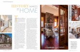 home & designer HISTORY MAKES IT HOME T · of Zilli Home Interiors for an in-home consultation. “Rooms to inspire, indulgences to love” is the Zilli motto. The company’s retail