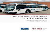 Volkswagen Settlement State Scorecard VW...Volkswagen settled with federal authorities for violating emissions laws in hundreds of thousands of vehicles advertised as low emissions.1