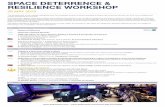 SPACE DETERRENCE & RESILIENCE WORKSHOPSpace Capabilities & Industrial Strategy 1540 Key Space R&T Programmes: Enterprise Space Battle Management ... Space Data Analytics ... • The