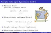 Complex multi-agent Systems and Control · Application oriented MSc projects 1 Autonomous driving in highways (mixed-integer noncooperative game) 2 Smart charging of electric vehicles