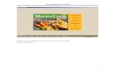 Using Master Cook - innovaservices.info MasterCook.pdf · Using Master Cook 12 To print the recipe, under the File tool, select print, then select the recipe or the entire ... Baked