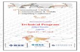2014 Technical Program - IWCMC 2012€¦ · Aymen Omri; Mazen Hasna (Qatar University, Qatar) 1569899221 : Cognitive Access in Multichannel Wireless Networks using Two-Dimension Markov