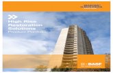 High Rise Restoration Solutions · Protect your building and your reputation. Facades Wall Coatings Waterproofing protection ... and chloride ion intrusion Protect substrates while