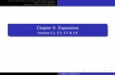Chapter 5: Expansionssites.science.oregonstate.edu/~restrepo/322/Math322/Expansions.pdf · Power series solutions of ordinary diﬀerential equations Sturm-Liouville problems Orthogonal