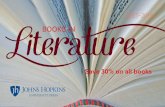 2015–2016 Literature BOOKS IN · Review of Books. 2016 560 pp. 978-1-4214-1995-4 . $34.95. paperback. Also available as an e-book. Annotations to Finnegans Wake. fourth edition.