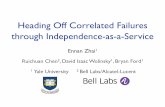 Heading Off Correlated Failures through Independence-as-a ... · (Cloud1) Data Source2 (Cloud2) Step4 Step4. INDaaS Step1 Step2 Step2 Step3 Step5 Service Provider, Alice Private Independence