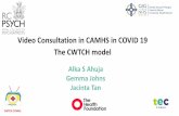 Video Consultation in CAMHS in COVID 19 The CWTCH model · Video Consultation in CAMHS in COVID 19 The CWTCH model Alka S Ahuja Gemma Johns Jacinta Tan CWTCH CYMRU. What is the CWTCH