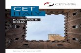 CET ITALY · CET FLORENCE ITALIAN LANGUAGE 45 hours. 3 credits. 3 OR 4 ELECTIVES 45 hours each. 3 credits each. Art in Italy 1500-1650 Corporate Finance Italian Cinema Cross-Cultural