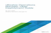 vRealize Operations Manager vApp Deployment Guide ... · scaling or operator use patterns. Yellow Your deployment includes a management pack that is listed as Yellow according to