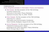 Monotonicity of Information Divergence Information ...arb4/presentations/CoverFestPresentation.pdf · Simplest is Best Summary Celebrations for three inﬂuential scholars in Information