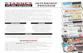 STARNES INTERNSHIP · Your current resume Three writing or design samples. Consider also sending examples of photography or videography work. INTERESTED? VER CES ARRE BITES e abandoned