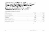 Financial Report Consolidated Half-Year Financial ... · Trade receivables 4’127 3’136 Other current receivables 16’277 15’293 Inventory 647 – Other current financial assets
