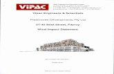 Vipac Engineers & Scientists Piedimonte Developments Pty ... · _ 45 Best St' 44.4! - ViPAC Piedimonte Developments Pty Ltd 27-45 Best Street, Fitzroy Wind Impact Statement 2.1 SITE