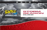 STORM SEASON - Flex Seal® Family Of Products€¦ · your home’s gutters. Severe flooding can cause basement or outside walls to dampen or crack. Apply Flex Seal Liquid to these