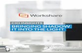 CIO Insights - Worksharego.workshare.com/rs/workshare/images/CIO_Insights_Bringing_Shad… · Bringing Shadow IT into the Light. 3 CIO Insights | Executive Summary ... end users and