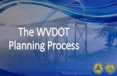 The WVDOT Planning Process - West Virginia University · • Freight Plan • National Freight Network • Urban and Rural • Bicycle Connectivity Plan Rural • MPOs • Federally