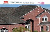 WANT TO TURN UP THE COLOR ON YOUR ROOF? DURATION SHINGLES · Update it with our TruDefinition® Duration® Designer Colors Collection Shingles. They offer the same exceptional performance—in