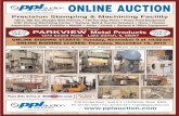 Plant Closed: PARKVIEW Metal Products Online ONLY 1275 ... Online Brochure.pdf · PPL Auction Phone: 224.927.5300 100 to 300 Ton STRAIGHT SIDE PRESSES • 150 Ton GAP FRAME PRESS