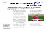 The Minnesota Atheistmnatheists.org/nogods/mna_v25n05_may15.pdf · The Minnesota Atheist May 2015 Volume 25 Number 5 President’s Column 2 News and Notes 3 Cryptogram 3 Meeting Review