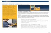 Datasheet: OptiFiber® Pro OTDR€¦ · includes copper certification, ... Versiv enables users to accomplish more than ever with a cable tester, ... Keep your business tools simple.