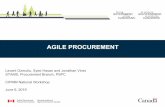 AGILE PROCUREMENT€¦ · 6 Principles behind the Agile Manifesto We follow these principles: 1. Our highest priority is to satisfy the customer through early and continuous delivery