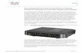 Cisco Model EPC3925 8x4 EuroDOCSIS 3.0 Wireless Residential … · Branding Cisco and model number . Figure 3. Cisco Model EPC3925 Back Panel (image may vary from actual product and