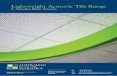 Lightweight Acoustic Tile Range - Australian Plaster Acoustics · RANDOM HOLE . a plain faced tile with Random . Hole circular perforations over the entire tile . All dimensions are