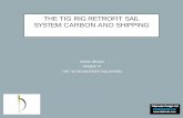 THE TIG RIG RETROFIT SAIL SYSTEM: CARBON AND SHIPPING · 2019-04-29 · SYSTEM: CARBON AND SHIPPING Alistair Johnson Designerof THE TIG RIG RETROFIT SAILSYSTEM. ... If fuel was $1,200/mt
