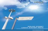 SOLAR STREET LIGHT SYSTEM PACKokayagreenenergy.com/images/Okaya-Green-Energy.pdf · products (RO Water Puriﬁers), software development and real estate. Latest addition in the bouquet