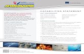 CAPABILITIES STATEMENT - AFTERDISASTER · CAPABILITIES STATEMENT Water Extraction & Structural Drying Fire Damage Cleaning & Restoration ... SBA Small Business Designation Lee King,