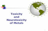 Toxicity and Neurotoxicity of Metals€¦ · syphilis and psoriasis. ... primarily to transferrin (leaky gut syndrome enhances absorption) Some of plasma Al is deposited in bone and