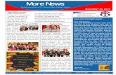 More News · 2019-11-23 · More News Weekly newsletter of St. Thomas More Catholic School St. Thomas More Catholic School 1625 W. Highland Avenue, Elgin, Illinois 60123 (847) 742-3959