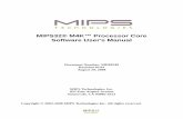 MIPS32® M4K™ Processor Core Software User’s Manualhades.mech.northwestern.edu/images/c/c1/M4K_Software_Manual.pdf · MIPS32® M4K™ Processor Core Software User’s Manual,