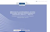 Mid-term evaluation of the Europe Direct Information Centres … · Prepared by: Mid-term evaluation of the Europe Direct Information Centres (2013 – 2017) COMM-C3/25/2015 Final