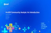 ArcGIS Community Analyst: An Introduction · What’s New •2019/2024 Updated Demographics-New variables on life-stage and dependency ratios-New socioeconomic indicators to help