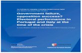 Jean Monnet Occasional Paper 05/2014 Government failure ...aei.pitt.edu/57587/1/Government_failure_by_Borghetto_et_al_PDF_ver… · Government failure, opposition success? Electoral