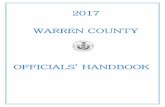 WARREN COUNTYwc-hs.org/Resources/Officials Handbook 2017.pdf · 2017-02-13 · 6 WARREN COUNTY PLANNING & ZONING DEPARTMENT Warren County Courthouse 204 Fourth Avenue Warren, PA 16365