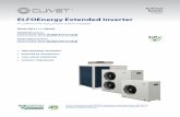 €¦ · ELFOEnergy Extended Inverter. PREMIUM Version. Nominal heating capacity (A7/W45) from 5 to 32 kW. Nominal cooling capacity (A35/W7) from 4 to 29 kW. EXCELLENCE Version. Nominal
